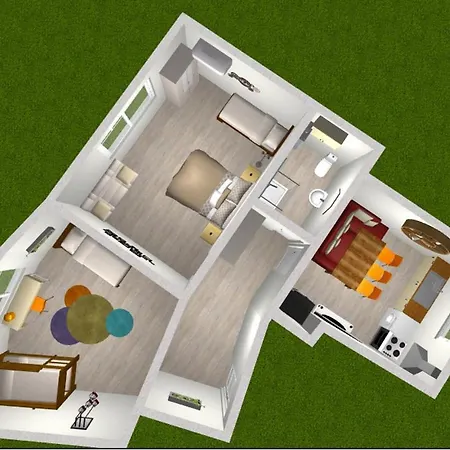 Summer Square - 2 Bedrooms Retro Flat With Great Location, 1st Fl Апартаменты *